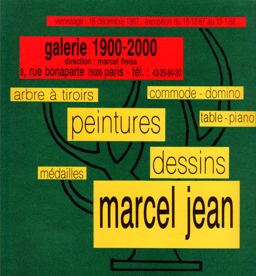 Marcel Jean - Marcel Jean - 1987 Softbound Exhibition Catalog